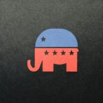 a picture of an elephant with stars on it