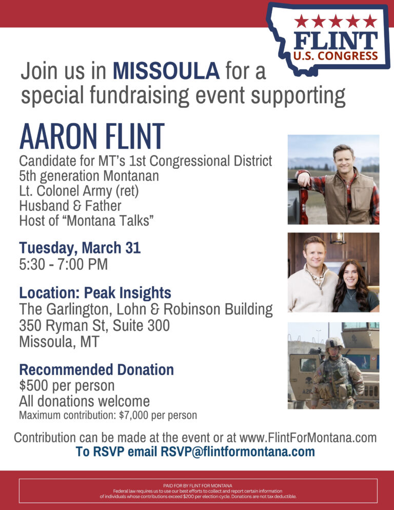 Aaron Flint Fundraiser Missoula