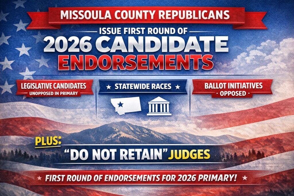 Missoula County Republicans 2026 Primary Endorsements