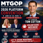 Tom Cotton headlines 2026 Montana Republican Party Platform Convention in Missoula