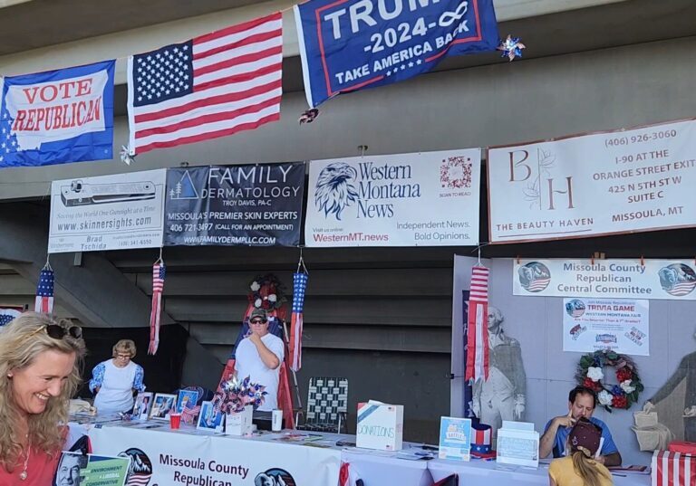Missoula Republican's Fair Booth